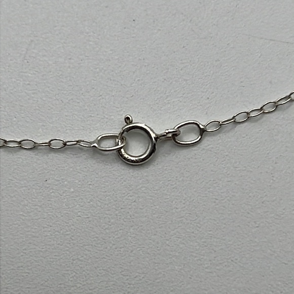 SUNSTONE IMPORTS STERLING SILVER AND ONYX NECKLACE 18” - Picture 5 of 7